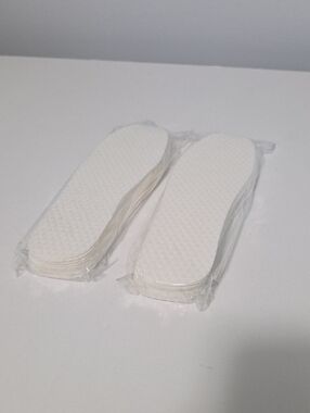 Disposable Hotel Spa Slipper Soles - White